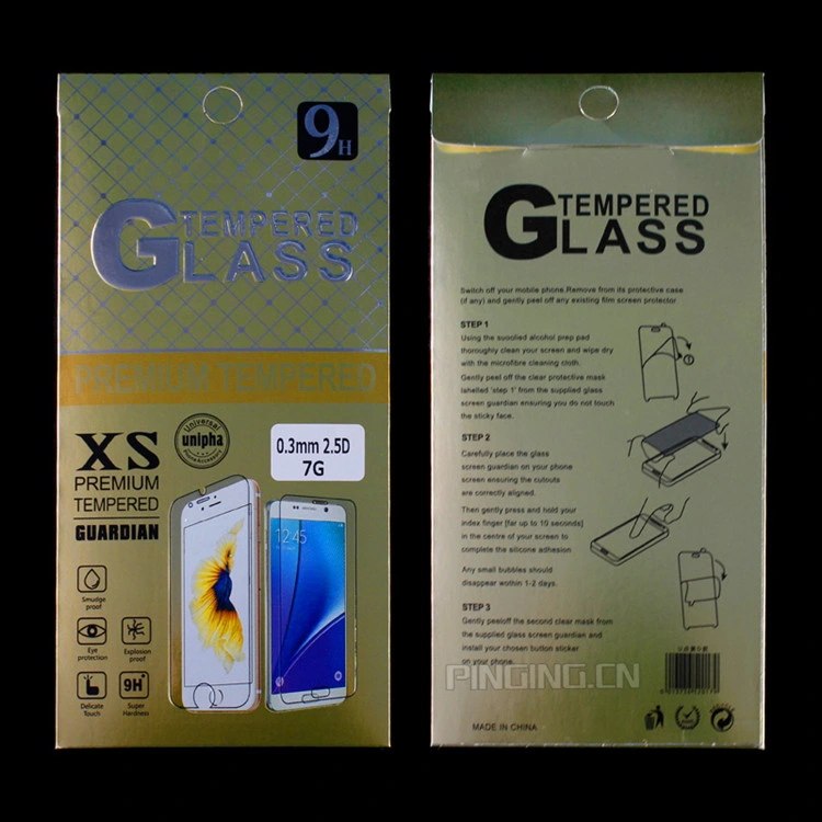 2.5D 9h Anti Shock Tempered Glass Screen Protector for iPhone 6/7/8 Plus